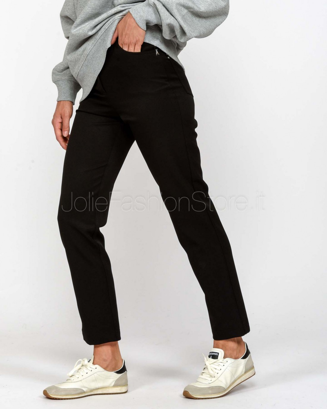 Patrizia Pepe Pantalone Slim Nero  8P0729 A375 K103
