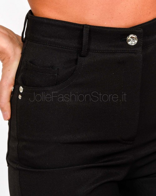 Patrizia Pepe Pantalone Slim Nero  8P0729 A375 K103