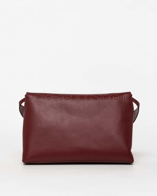 Mouliebre LIMITED EDITION Borsa Vitello Bettolato Bordeaux Modello Olivia  OLIVIA009 LE