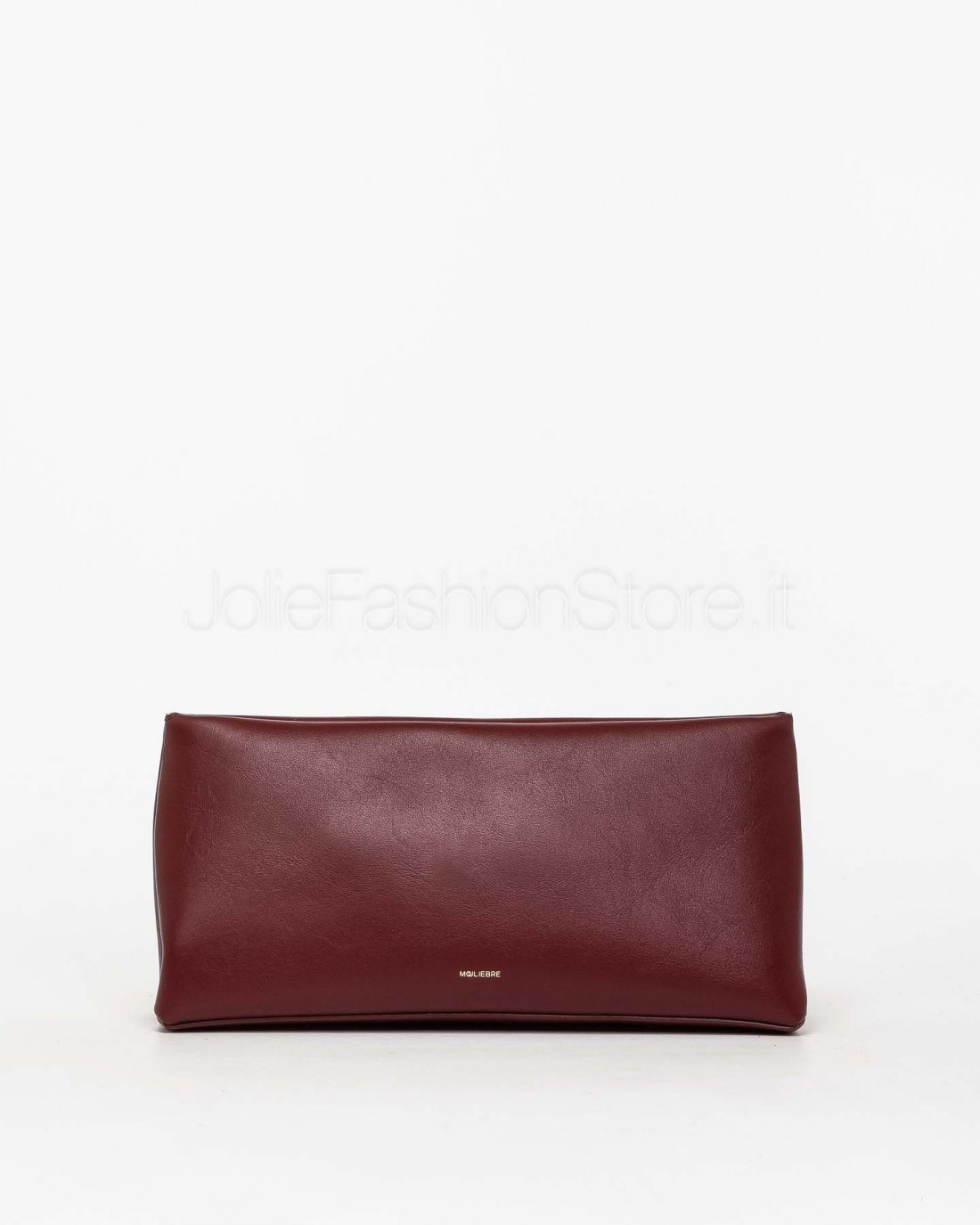 Mouliebre LIMITED EDITION Pochette Vitello Bettolato Bordeaux Modello Carlotta  CARLOTTA011 LE