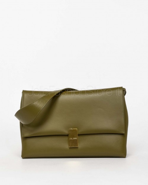 Mouliebre LIMITED EDITION Borsa Vitello Bettolato Verde Militare Modello Olivia