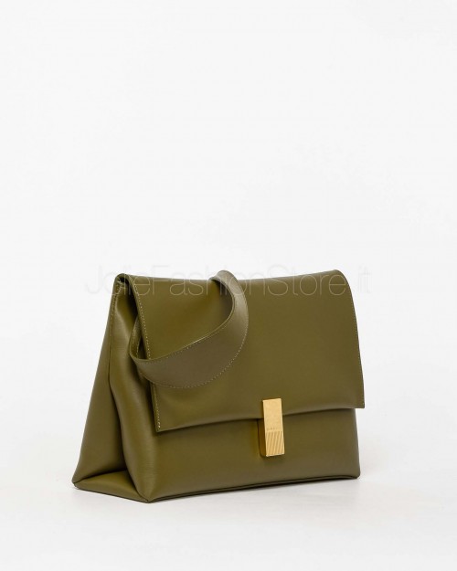 Mouliebre LIMITED EDITION Borsa Vitello Bettolato Verde Militare Modello Olivia  OLIVIA010 LE