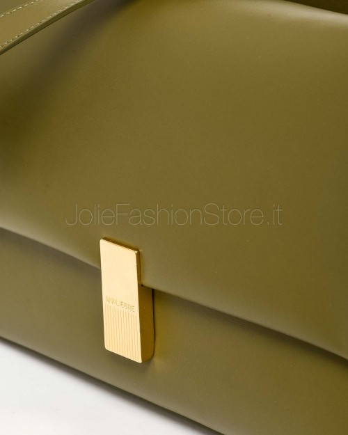 Mouliebre LIMITED EDITION Borsa Vitello Bettolato Verde Militare Modello Olivia  OLIVIA010 LE