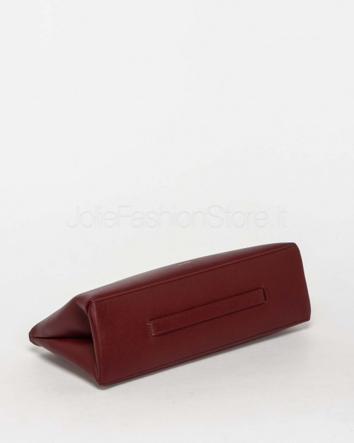 Mouliebre LIMITED EDITION Pochette Vitello Bettolato Bordeaux Modello Carlotta  CARLOTTA011 LE