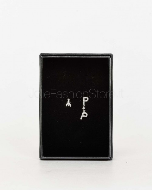 Patrizia Pepe ORECCHINI/EARRINGS Silver/crystal