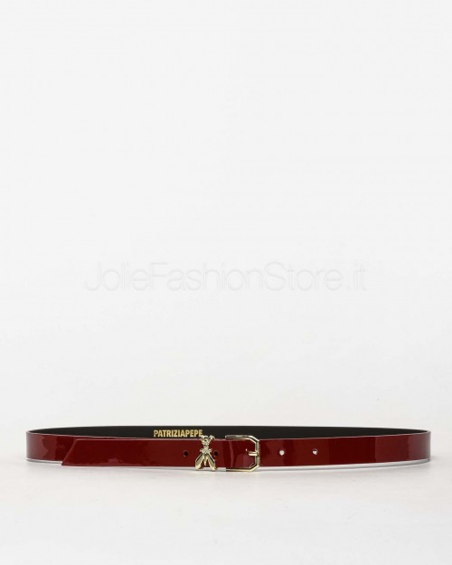 Patrizia Pepe CINTURA/BELT Glossy Red