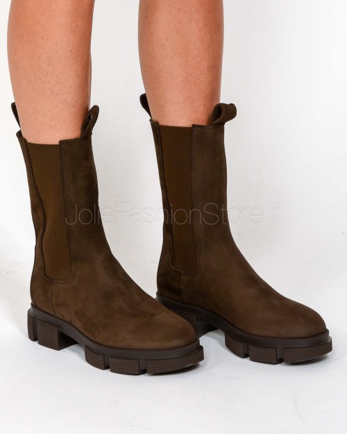 Copenhagen Anfibio Suede Teddy Chocolate