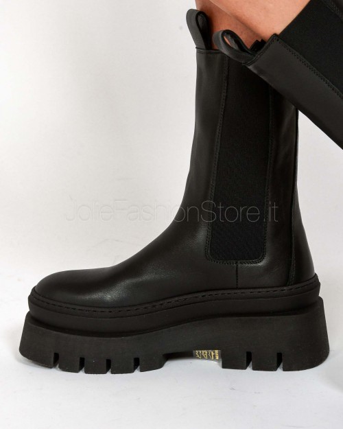 Copenhagen Anfibio Para Alta In Pelle Nero  CPH685 BLK