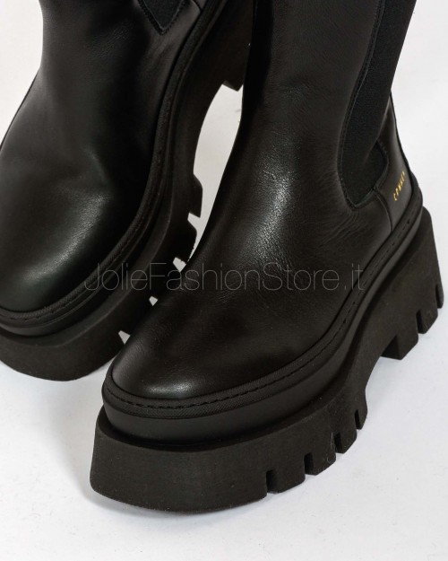 Copenhagen Anfibio Para Alta In Pelle Nero  CPH685 BLK