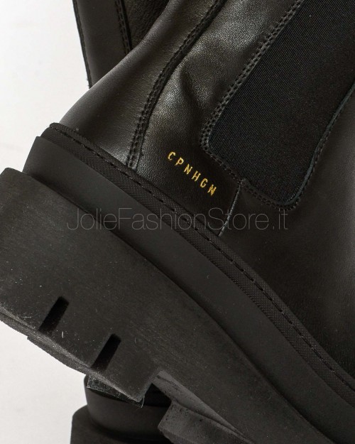 Copenhagen Anfibio Para Alta In Pelle Nero  CPH685 BLK