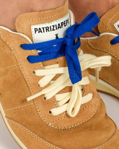 Patrizia Pepe Running SKIN Sneakers '93 Scamosciate Natural  2Z0054 L055 B768