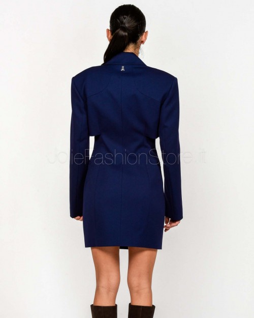 Patrizia Pepe Abito Blazer Mini Con Cut-Out Evening Blue  8A1583 A623 CA67