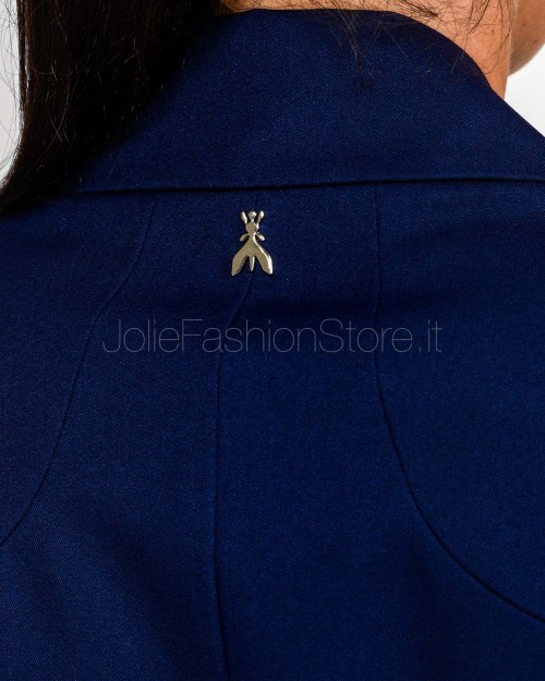 Patrizia Pepe Abito Blazer Mini Con Cut-Out Evening Blue  8A1583 A623 CA67