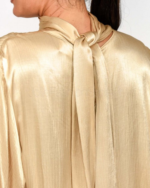 Solo Tre Camicia Morbida Collo Alto Mandorla  M1F0103 FU 04S MANDORLA