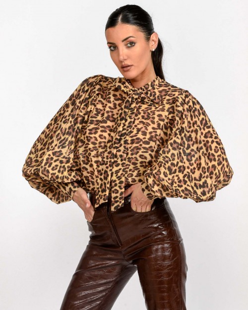 Actualee Camicia Leopardata