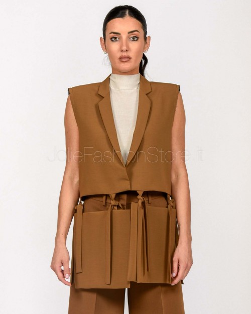 Meimeij Gilet Con Lacci Sigaro  M5FI03 108