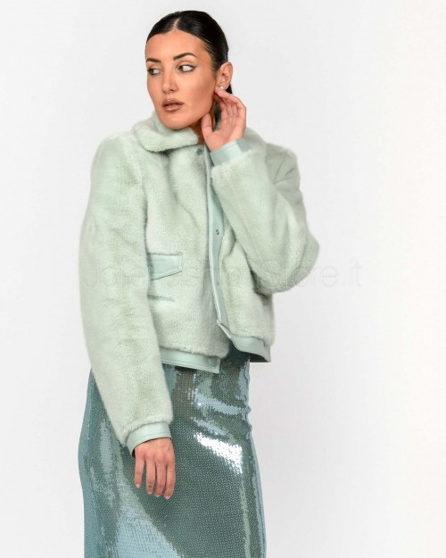 Patrizia Pepe GIUBBOTTO/JACKET Acqua Gray  8O0204 E073 G613