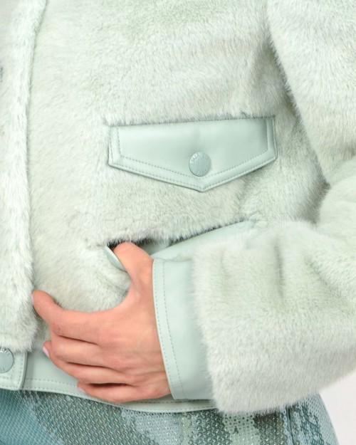 Patrizia Pepe GIUBBOTTO/JACKET Acqua Gray  8O0204 E073 G613
