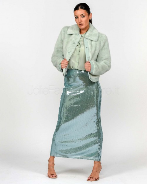 Patrizia Pepe GIUBBOTTO/JACKET Acqua Gray