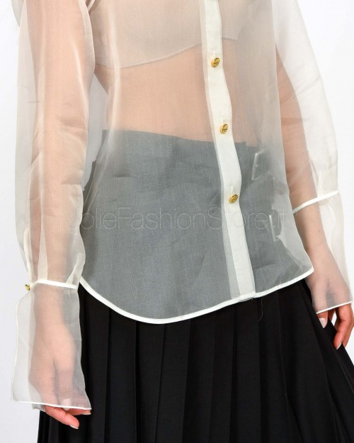 Elisabetta Franchi Camicia Avorio  CA09957E2 360