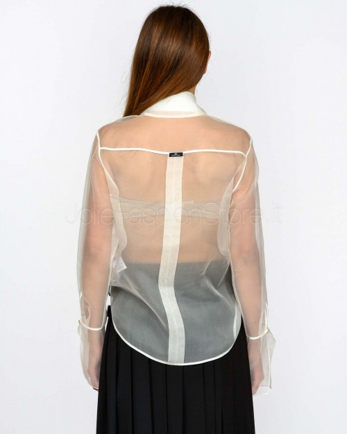 Elisabetta Franchi Camicia Avorio  CA09957E2 360