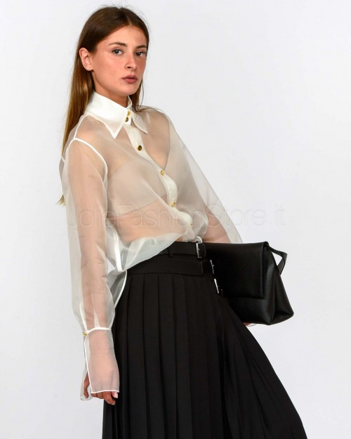 Elisabetta Franchi Camicia Avorio  CA09957E2 360
