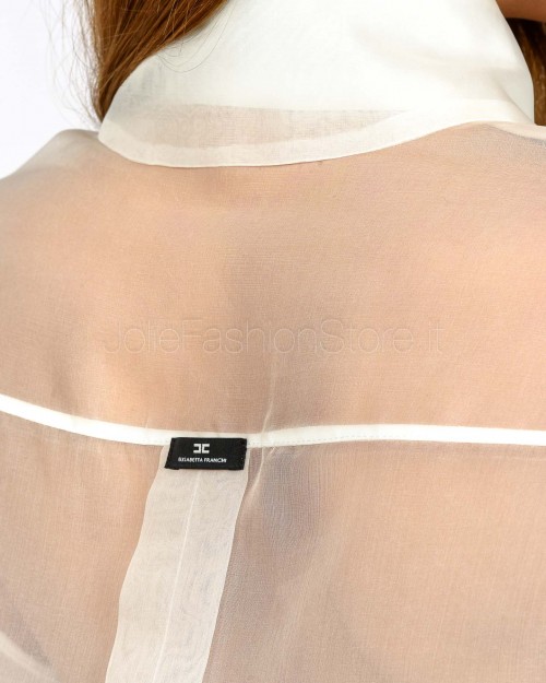 Elisabetta Franchi Camicia Avorio  CA09957E2 360