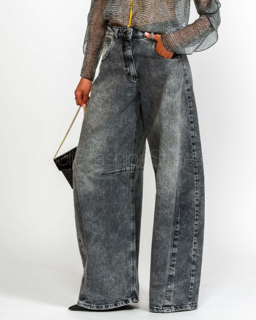 God Save Denim Jeans Balloon Black Model Iride-8  IRIDE-8