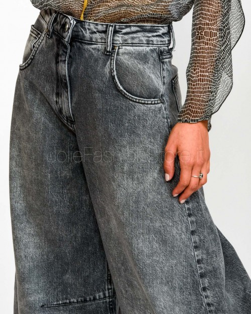 God Save Denim Jeans Balloon Black Model Iride-8  IRIDE-8