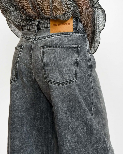 God Save Denim Jeans Balloon Black Model Iride-8  IRIDE-8