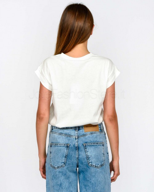Grace & Mila T-Shirt “Bonjour Paris” Bianco  SORENTINO IVOIRE