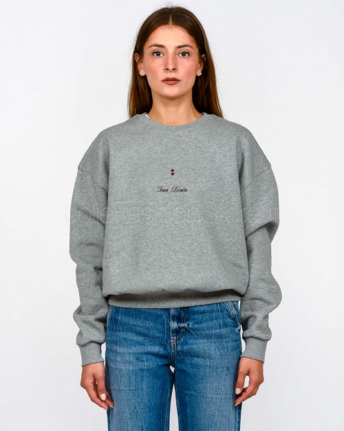 Icon Denim Felpa Girocollo Grigio  MELLIE J819