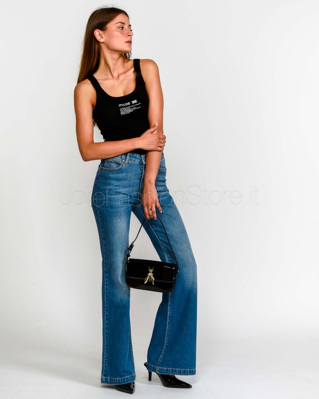 God Save Denim Jeans a Zampa Modello...