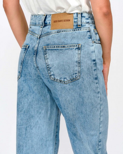 God Save Denim Jeans Baggy Modello Naiadi  NAIADI