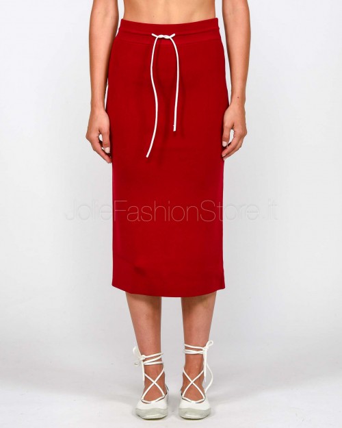 Patrizia Pepe Gonna in Maglia Extreme Red  8G0468 K266 R863