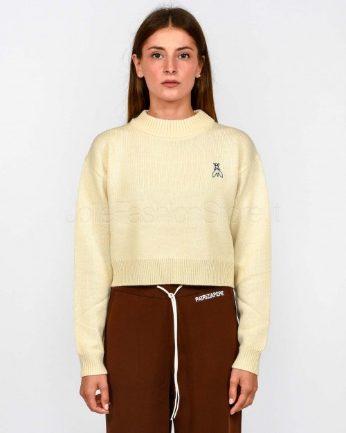Patrizia Pepe Maglione Crop Natural Dust  8K0336 K282 W402