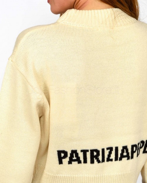 Patrizia Pepe Maglione Crop Natural Dust  8K0336 K282 W402