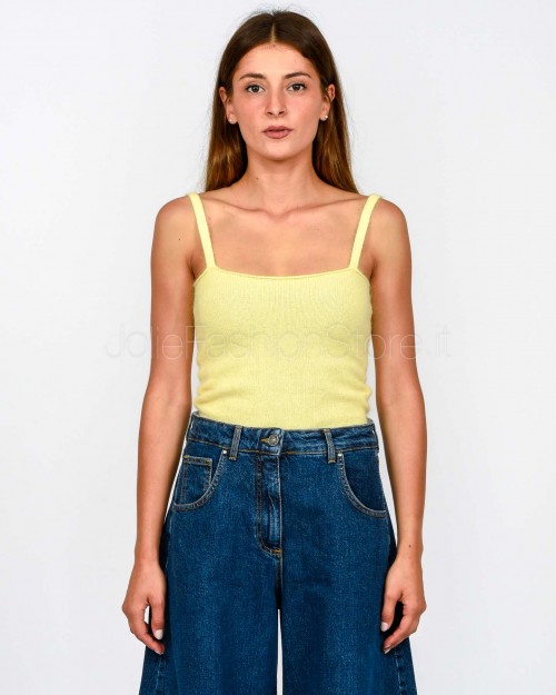 Solo Tre Top Misto Lana Giallo  M3F0083 FU 20S PULCINO