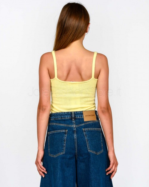 Solo Tre Top Misto Lana Giallo  M3F0083 FU 20S PULCINO