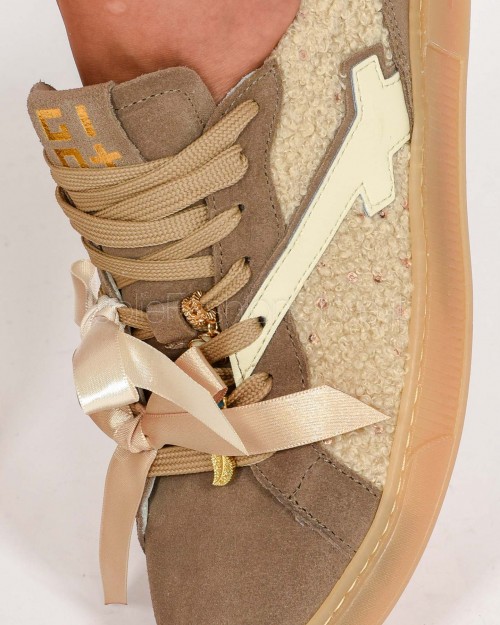Gio+ Sneakers Beige Teddy  BLUE 30A