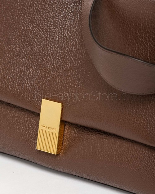 Mouliebre Borsa In Pelle Marrone Modello Olivia  OLIVIA CHOCOLATE