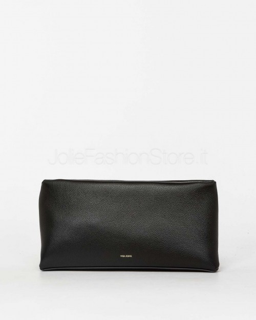 Mouliebre Pochette In Pelle Nero Modello Carlotta