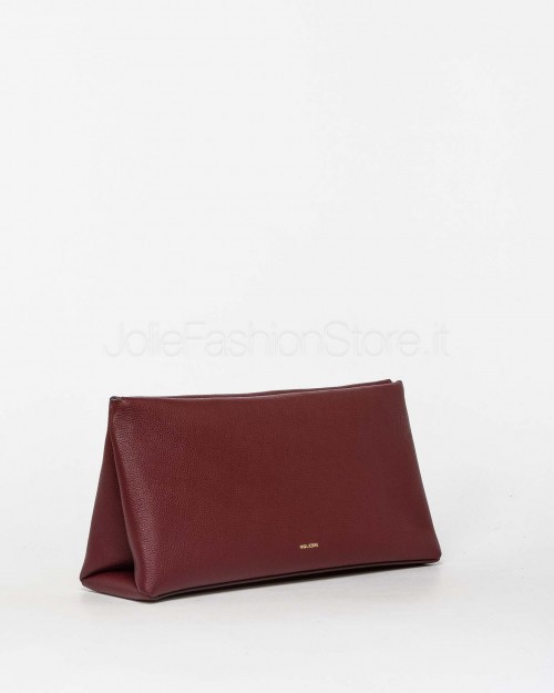 Mouliebre Pochette In Pelle Bordeaux Modello Carlotta  CARLOTTA BORDEAUX