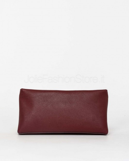 Mouliebre Pochette In Pelle Bordeaux Modello Carlotta  CARLOTTA BORDEAUX