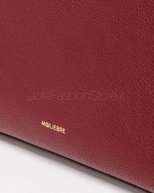 Mouliebre Pochette In Pelle Bordeaux Modello Carlotta  CARLOTTA BORDEAUX