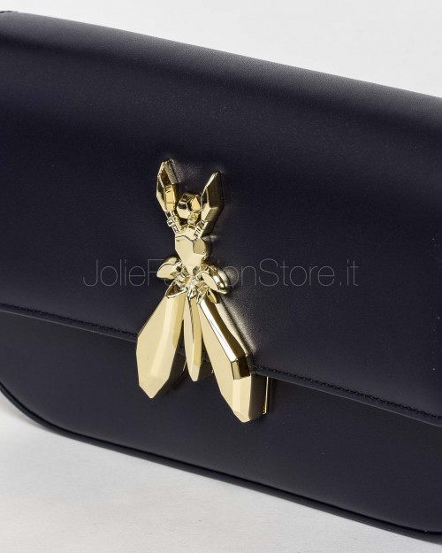 Patrizia Pepe Borsa a Spalla "ESSENTIAL" Fly in Pelle Evening Blue  8B0231 L061 CA67