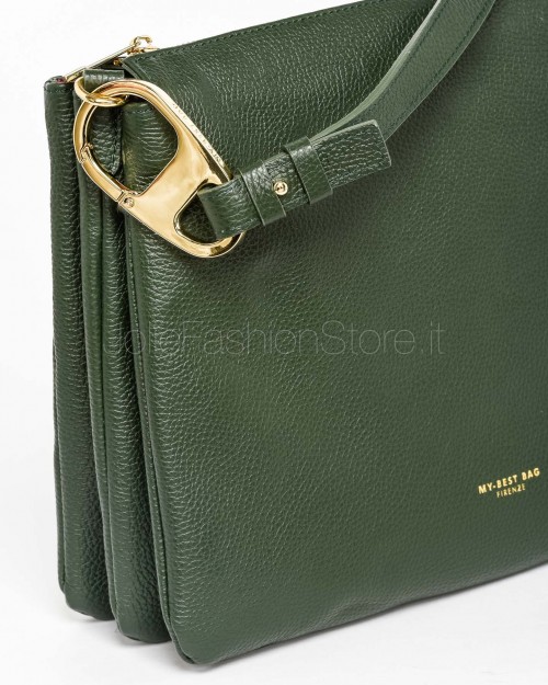 My Best Bag Borsa 3 Scomparti Olive Modello Reflex  F1-MYB-1019 OLIVE