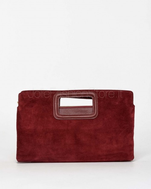 My Best Bag Borsa a Mano Bordeaux Modello Viktoria  F1-MYB-1025 RUBINO