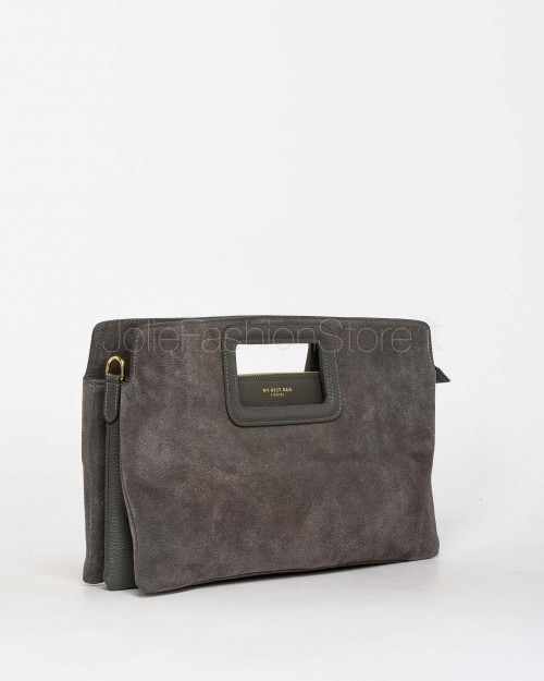 My Best Bag Borsa a Mano Grigio Modello Viktoria  F1-MYB-1025 SMOG