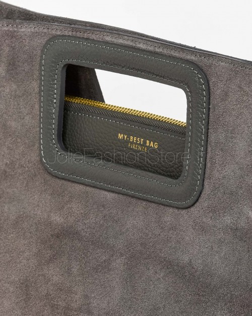 My Best Bag Borsa a Mano Grigio Modello Viktoria  F1-MYB-1025 SMOG